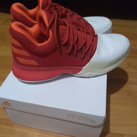 Adidas Harden Vol. 1 Home - White Red Boost - Size 8.5 (US) main image 5